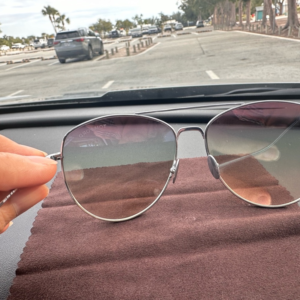 Unisex Tom Ford sunglasses.